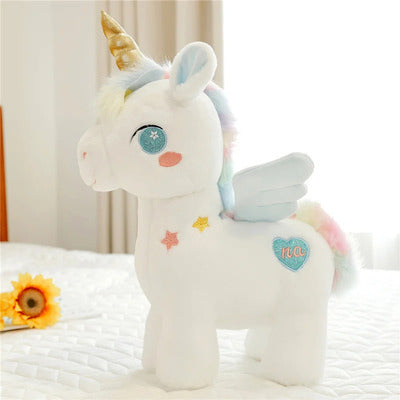 Peluche licorne Enchantée variante bleu