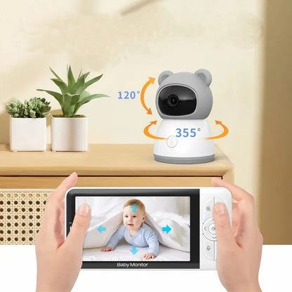 Caméra bébé sans wifi vision 360 rotation complète pour une surveillance totale