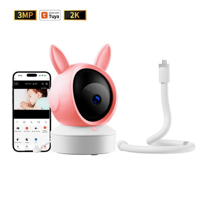 Caméra bébé vision HD variante avec prise