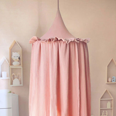 Ciel de lit atmosphère féerique variant rose