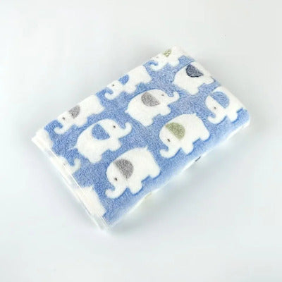 couverture bebe coton bio doux variante bleu