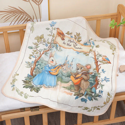 Couverture bébé Douceur Sécurisante variante lapins