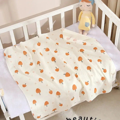 Couverture bébé ultra-douce variante champignon