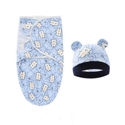 Couverture emmaillotage Dodo Confort variante bleue