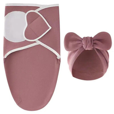 Couverture emmaillotage Doux Rêves variante rose
