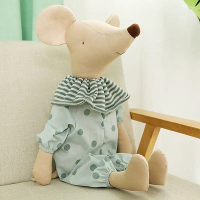 Doudou apaisant en coton ultra-doux variante verte