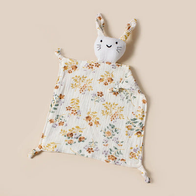 Doudou bébé compagnon doux variante fleur
