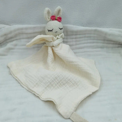Doudou bébé Doux Coton Bio variante beige