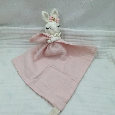 Doudou bébé Doux Coton Bio variante rose