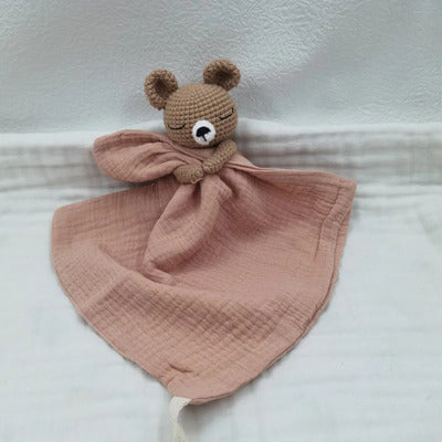 Doudou bébé tendresse plus variante brique