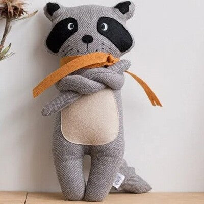 Doudou Coton Bio Ultra-Doux variante raton laveur