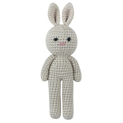Doudou lapin câlin apaisant variante beige