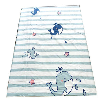 Drap housse lit bébé douceur sécurisée variante baleine