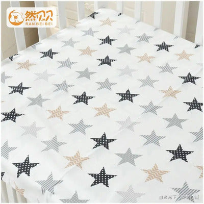 Drap housse lit bébé ultra-doux variante étoile