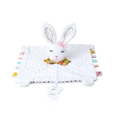 Lapin doudou tout doux variante blanc