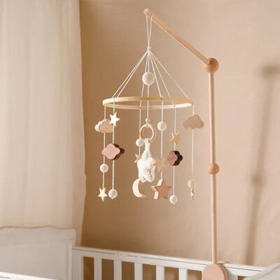 Mobile bébé apaisement visuel harmonisé espace grâce à esthétique scandinave