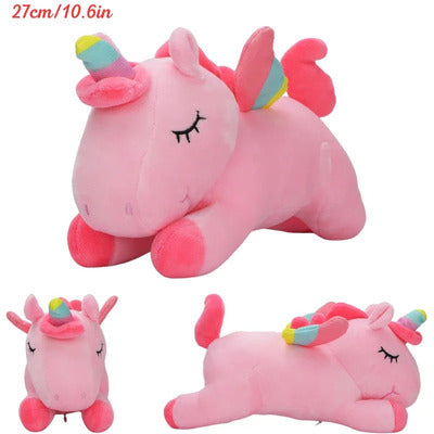 Peluche licorne Magique variante rose