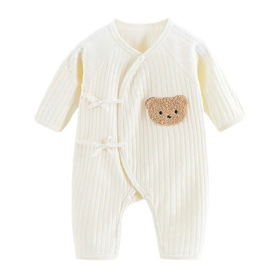 Pyjama bébé Biodou variante crème