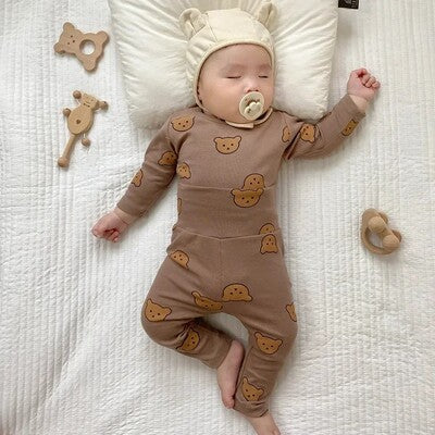 Pyjama bébé Douceur Ultra variante terracota