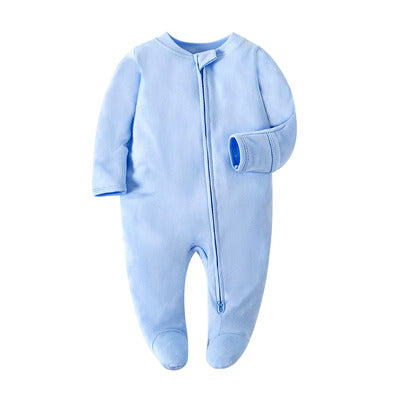 Pyjama bébé Doux Bio Confort la variante bleu