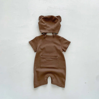 Pyjama bébé garçon Bio Doux la variante chocolat