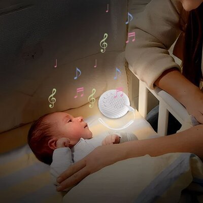 bebe captive par les sonorites apaisantes veilleuse bruit blanc sweetdreams